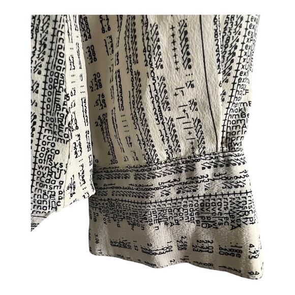 Vintage imagine Silk Button Down Womens Blouse Shirt Top 2 Career Preppy twee - Picture 5 of 8